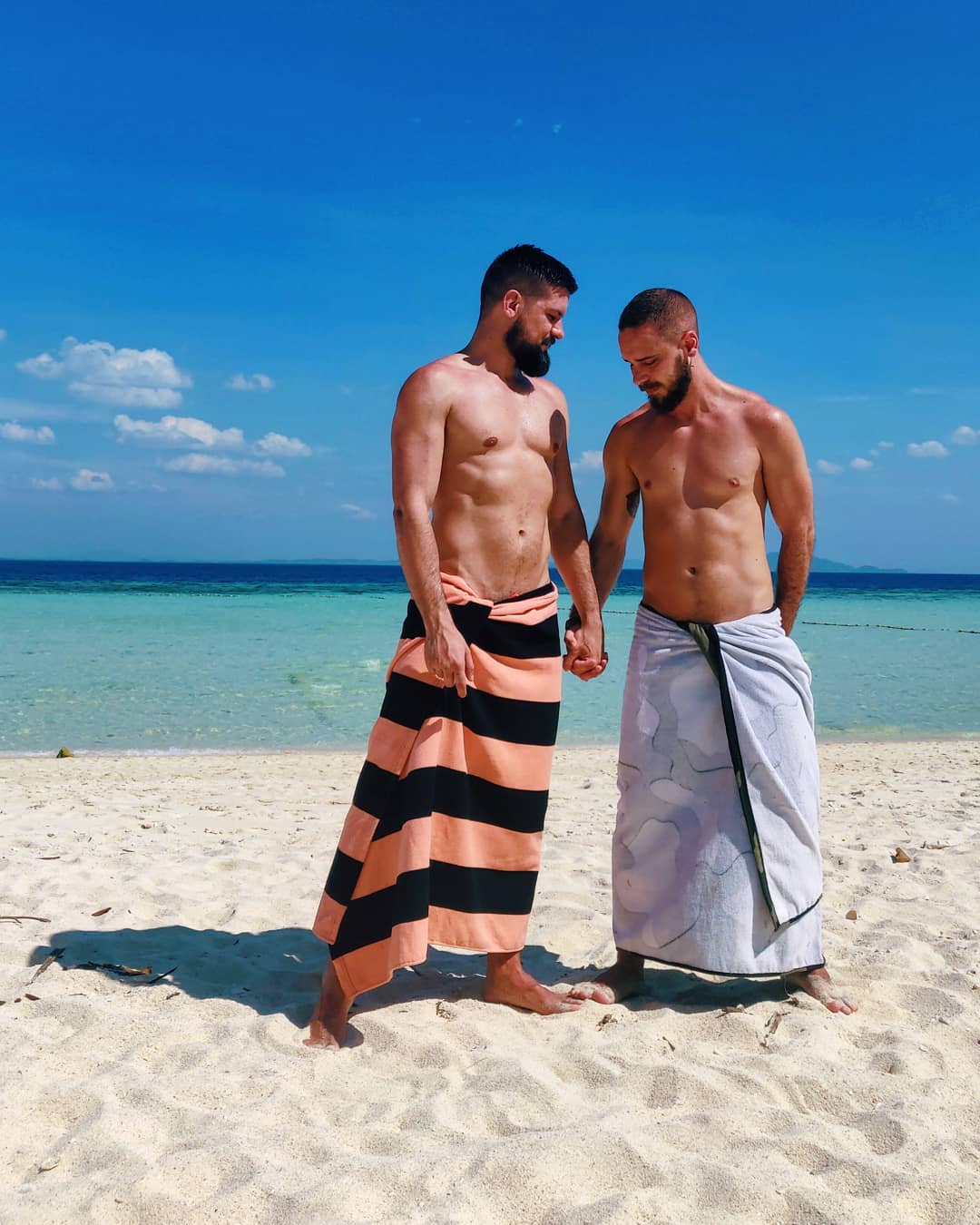Travel Inspiration Gay Holiday Hashtag on Instagram @twoguysonedog